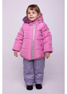 Cvetkov темно-розовая зимняя куртка для девочки Элма